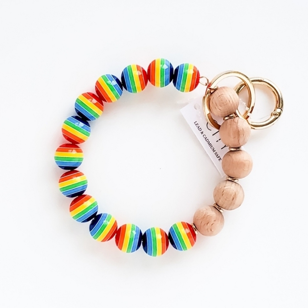 Beaded Bangle Keychain